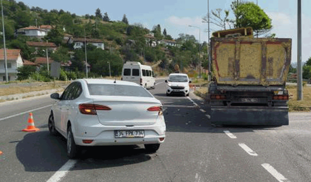 Eskişehir yolunda kaza: Birbirlerine girdiler