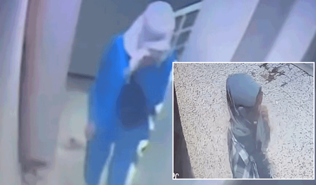 Eskişehir’de apartmandan hırsızlık girişimi kameralara yansıdı