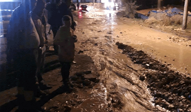Eskişehir’in ilçesinde sel felaketi