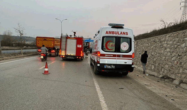 Bilecik'te araçla motosiklet çarpıştı: 1 yaralı