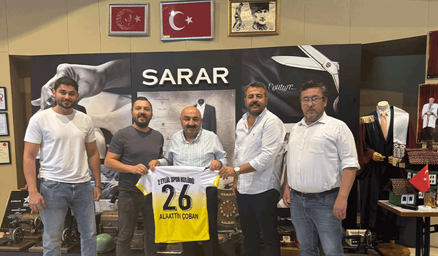 2 Eylül Spor Kulübü’nden Sararspor’a nezaket ziyareti