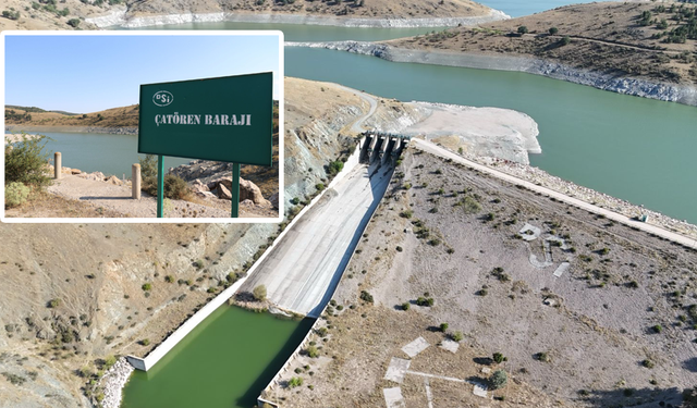Eskişehir’de acı tablo: Çatören Barajı’nın gövdesinde dahi su kalmadı