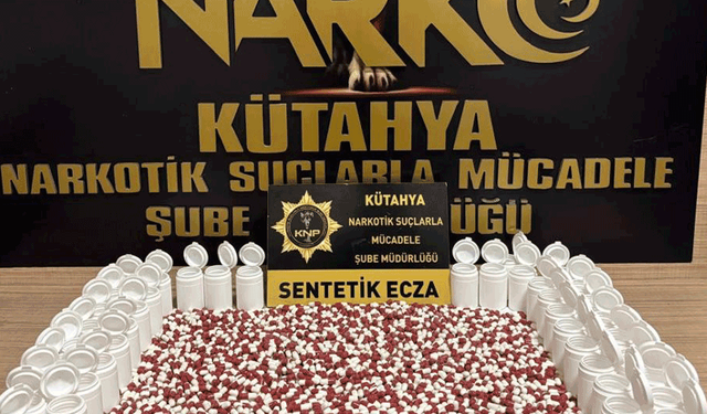 Kütahya'da yasaklı madde operasyonu: 5 tutuklama