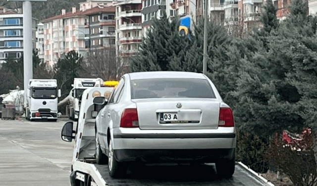 Afyon'da 'dur' ihtarına uymayarak kaçan sürücüye 246 bin TL'lik ceza