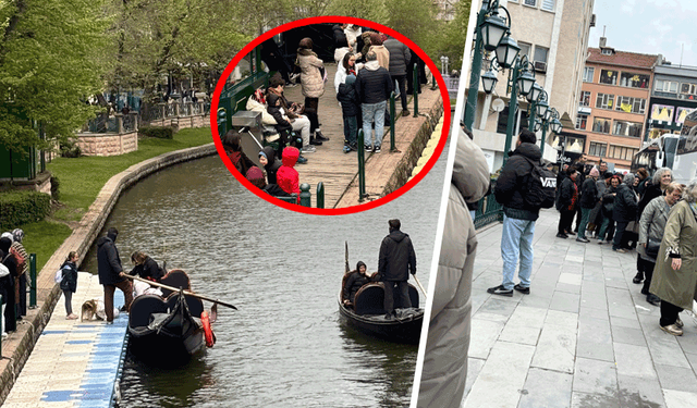 Eskişehir’de Porsuk Çayı’nda turist yoğunluğu
