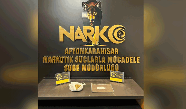 Afyon'da tütüne emdiren uyuşturucu ile yakalanan 1 kişi tutuklandı