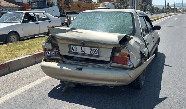 Kütahya Tavşanlı'da trafik kazası 1 yaralı