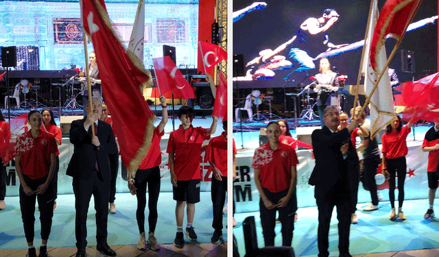 15 Temmuz sancağını Vali Yılmaz teslim aldı!