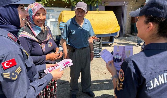 Afyonkarahisar'da Jandarmanın kadına şiddetle mücadele çalışmaları sürüyor