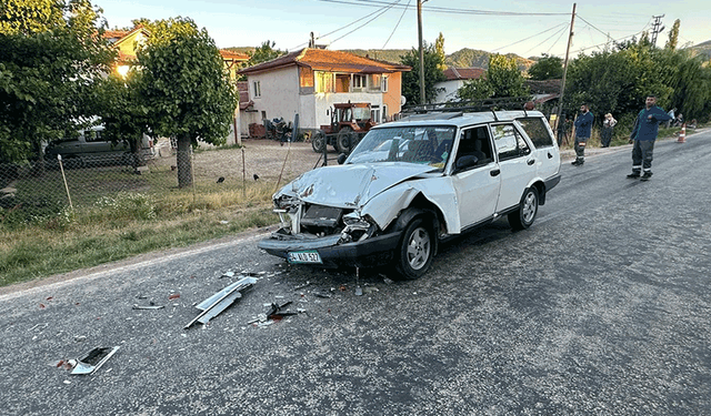 Bilecik'te maddi hasarlı trafik kazası