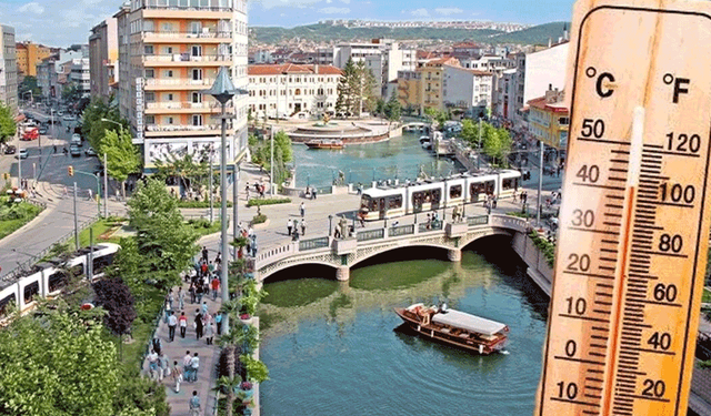 Eskişehir'de kavurucu sıcaklar etkisini sürdürüyor