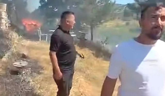 Kütahya Emet'teki yangın kontrol altına alındı, ormana sıçraması önlendi