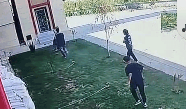 Kütahya'da caminin sulama fıskiyelerine zarar verdiler