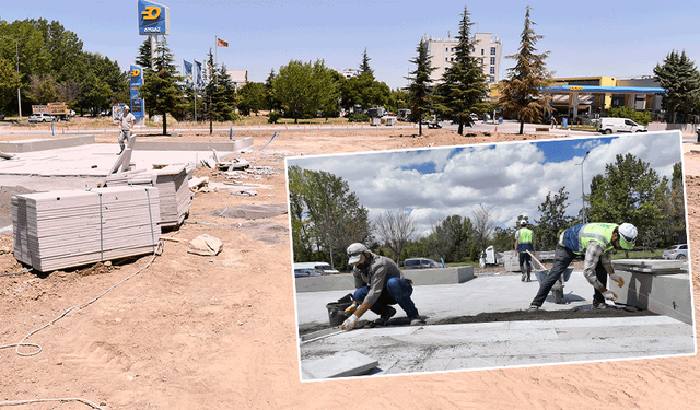 Tepebaşı yeşil alanlarını büyütüyor: Ertuğrulgazi Mahallesi'ne yeni park geliyor