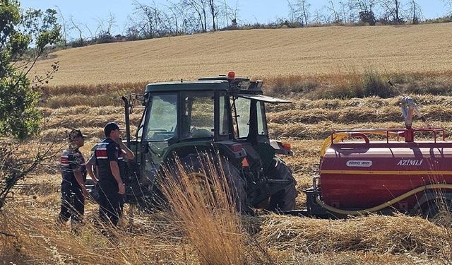 Bilecik'te Jandarmadan biçerdöver operatörlerine yangın uyarısı