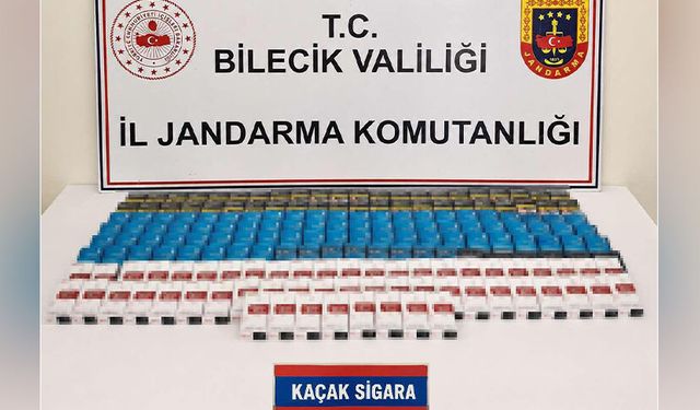 Bilecik'te kaçak sigara operasyonu: 4 bin 120 adet ele geçirildi