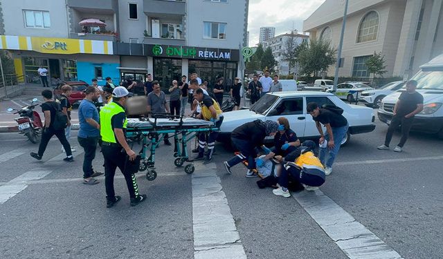 Bilecik'te motosikletin çarptığı yaya yaralandı