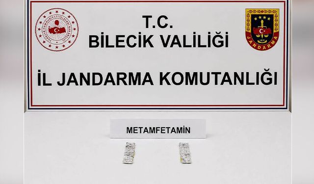 Bilecik’te otomobilde metamfetamin ele geçirildi