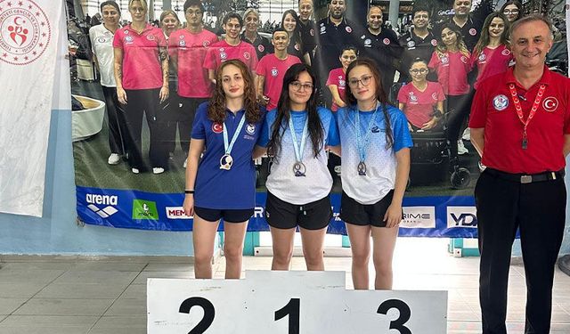 Eskişehirli üç yüzücü Avrupa’da Türkiye’yi temsil edecek