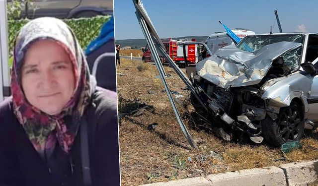 Kütahya'da babasını ziyarete giderken kazada hayatını kaybetti