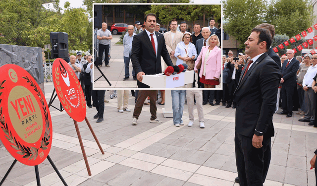 YENİ Parti Eskişehir’den Zafer Bayramı’nda çelenk töreni