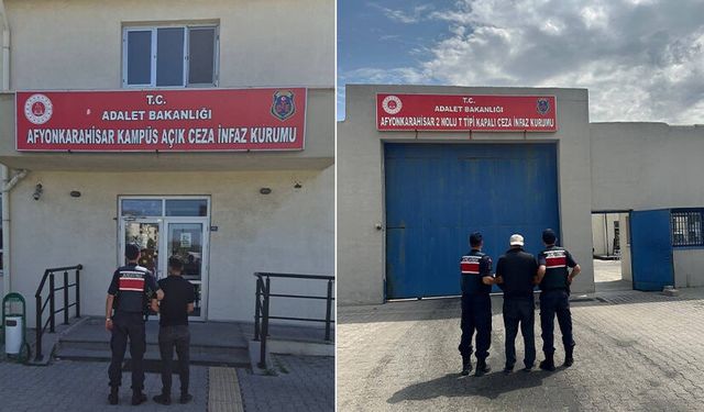 Afyonkarahisar'da aranan 35 kişiyi jandarma yakaladı