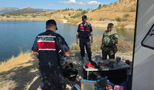 Bilecik'te jandarmadan gölet ve ormanlarda tedbir