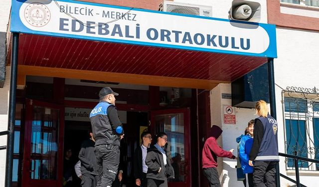 Bilecik'te okul çevrelerinde sıkı denetim