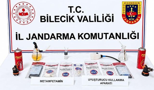 Bilecik’te uyuşturucu operasyonu