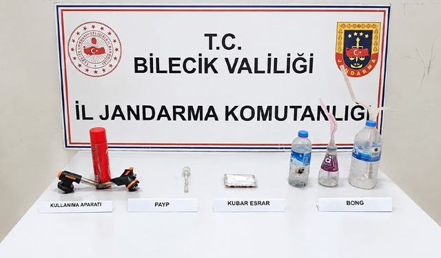 Bilecik'te uyuşturucu operasyonu: 3 gözaltı