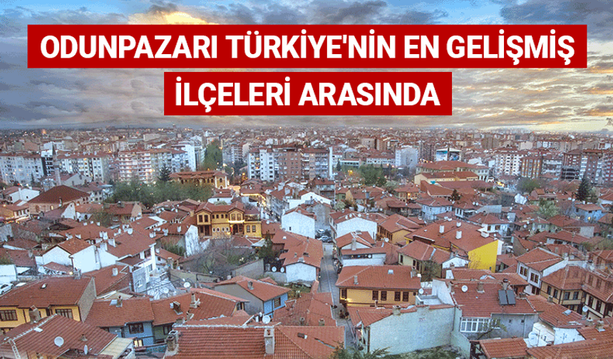 Odunpazarı Türkiye'nin en gelişmiş ilçeleri arasında