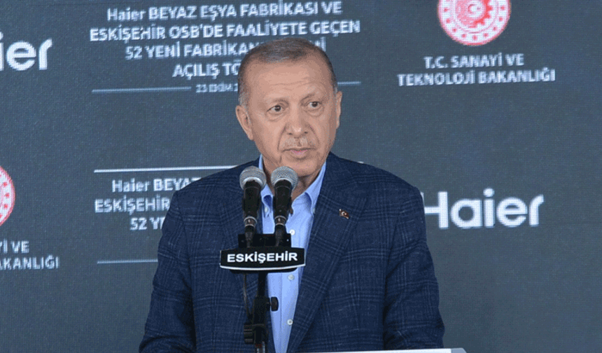 Cumhurbaşkanı Erdoğan'dan Eskişehir'e tesis müjdesi