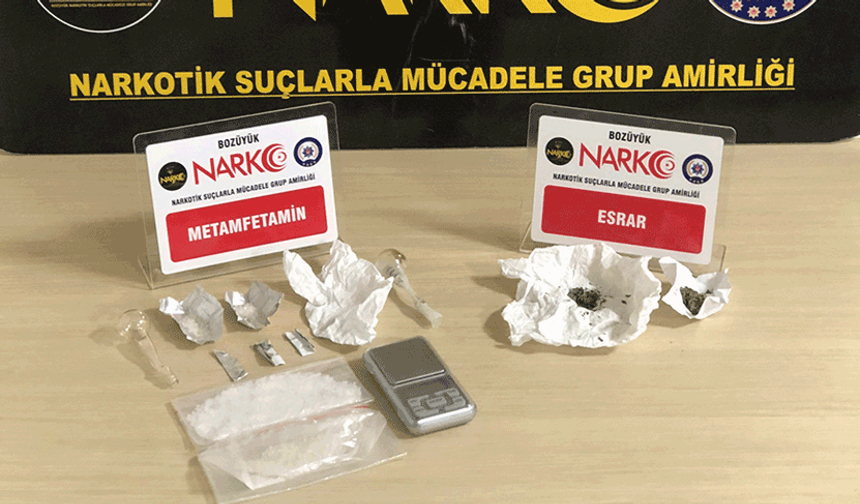 Bozüyük'te uyuşturucu operasyonu: Tutuklandı