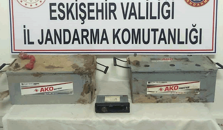 Eskişehir'de belediye şantiyesinde hırsızlık