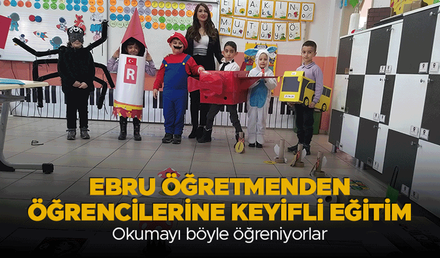 Eskişehir'de Ebru öğretmenden keyifli eğitim