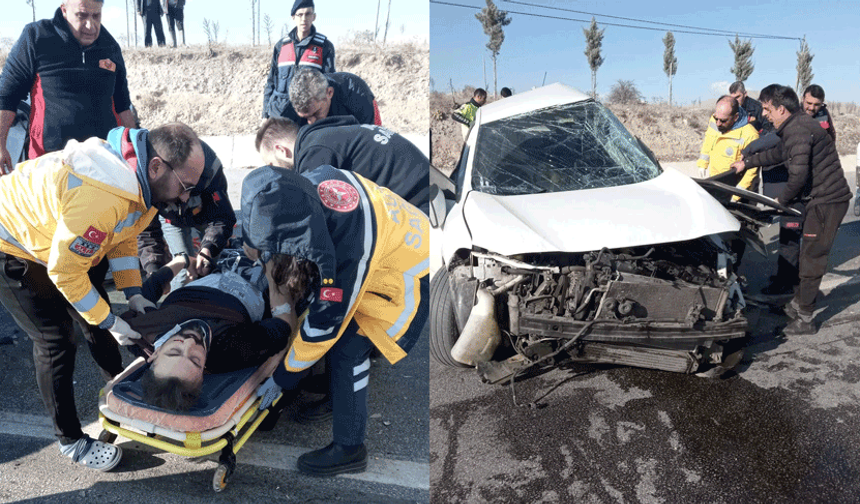 Emirdağ'da feci kaza! Hurdaya dönen otomobilin sürücüsü öldü