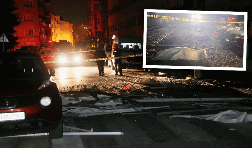 Eskişehir'de gece yarısı korkunç patlama