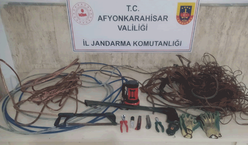 Emirdağ'ın kablo hırsızları enselendi