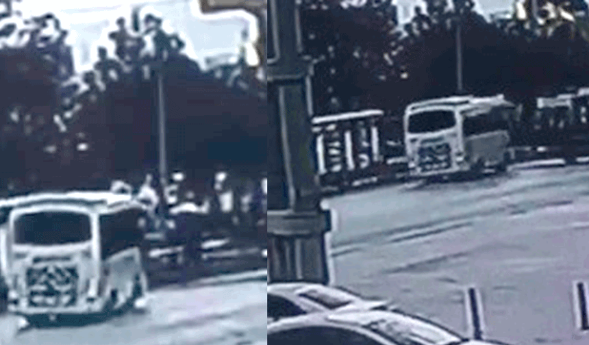 Bozüyük'te kaza: Yağmurdan kaçarken doluya tutuldu