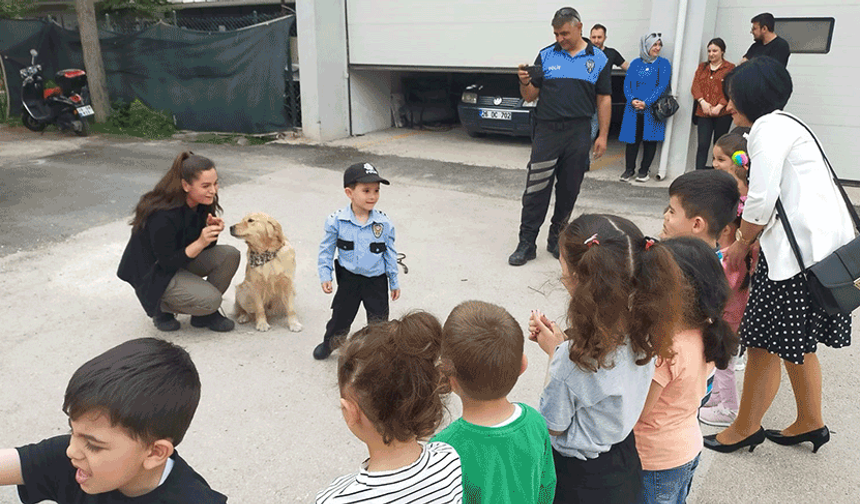 Eskişehir’de çocuklar polis teşkilatını yakından tanıdı