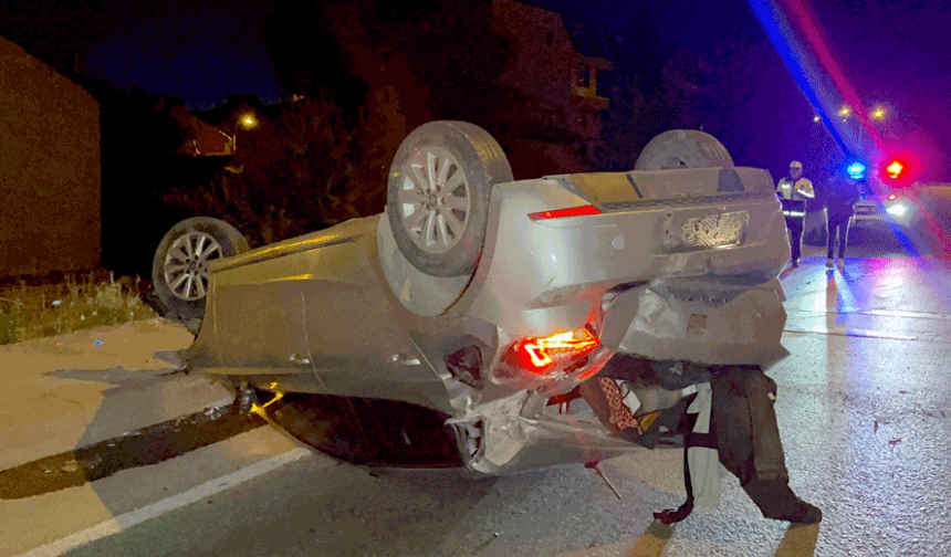 Eskişehir’de feci kaza: Hurdaya dönen araçtan sağ çıktı
