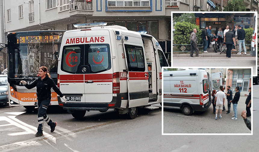 Eskişehir'de kaza: Motosiklet bisiklete çarptı