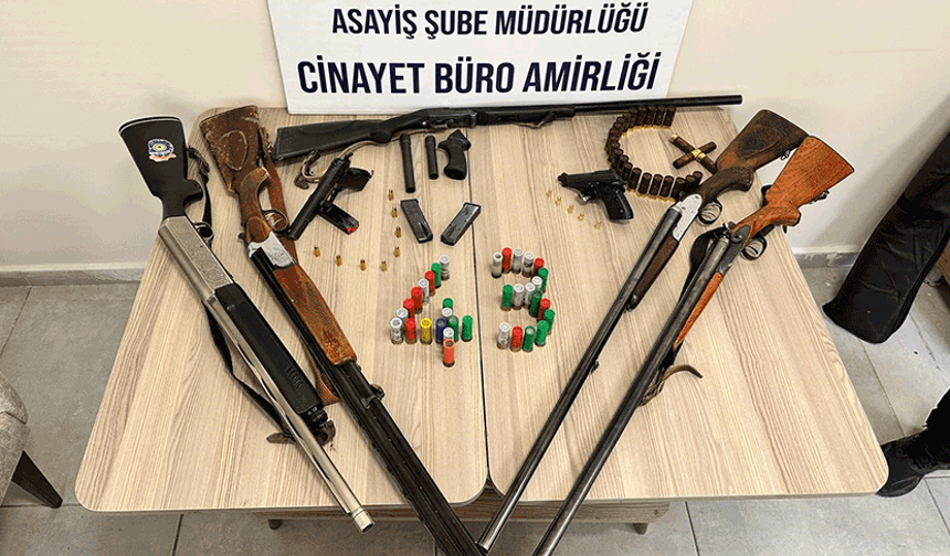 Kütahya'da eş zamanlı silah ticareti operasyonu: 6 gözaltı