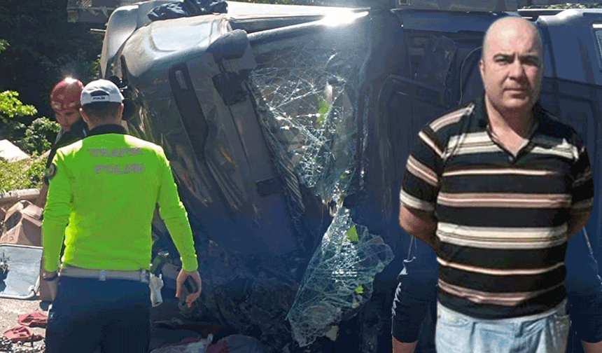 Eskişehir yolunda devrilen tırın sürücüsü hayatını kaybetti