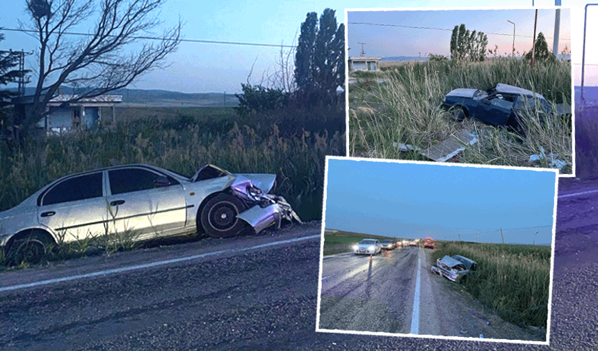 Eskişehir-Alpu yolunda kaza: Yaralılar var