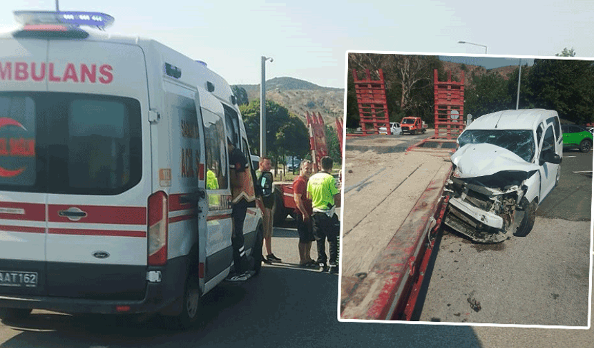 Eskişehir yolunda feci kaza: Araç hurdaya döndü