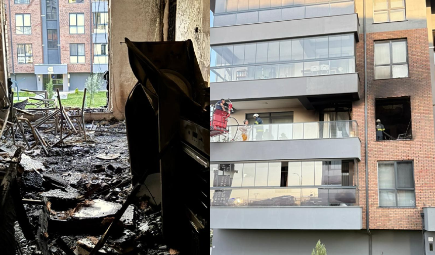 Eskişehir’de yangın paniği: Apartman boşaltıldı