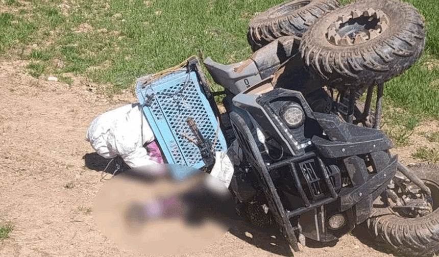 Kütahya'da ATV’in altında kalan kadın hayatını kaybetti