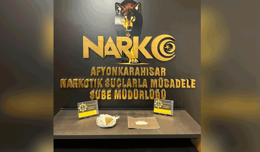 Afyon'da tütüne emdiren uyuşturucu ile yakalanan 1 kişi tutuklandı