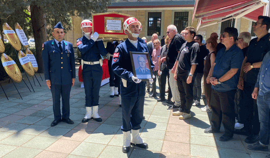 Emekli Tümgeneral Dr. Fazıl Aydınmakina'ya askeri törenle veda!